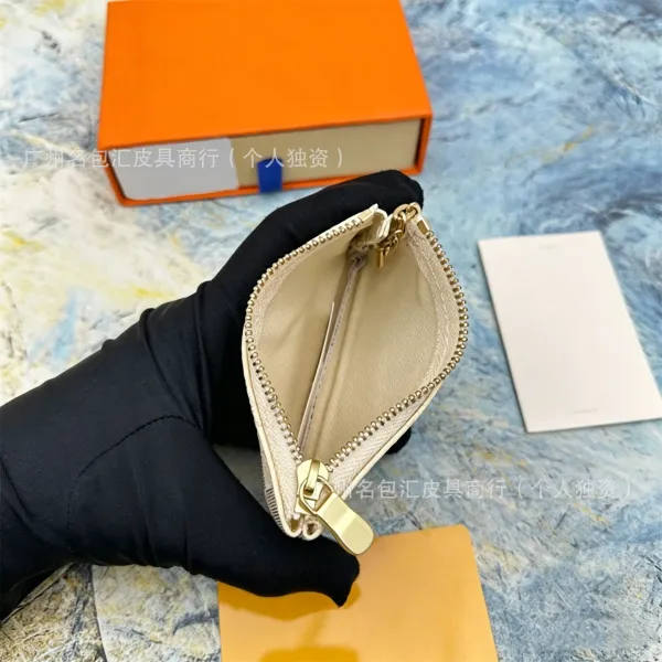 Louis Vuitton Monogram Key Pouch Brown Leather Wallets - 9