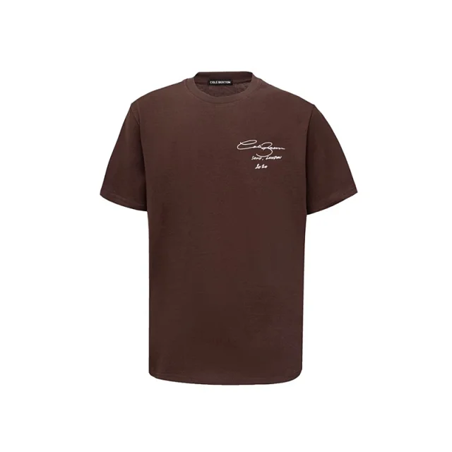Cole Buxton T-Shirts Short-Sleeve Logo Print product detail image 2