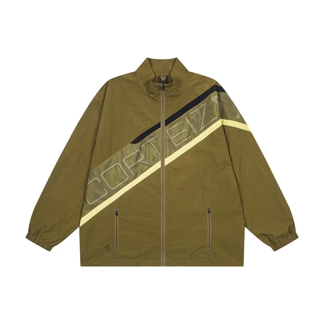 Corteiz Jackets Full-Zip Mesh Logo Panel Jacket product image