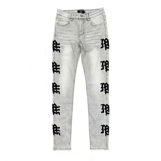 MIXEDEMOTION Jeans EM 108 Logo Print product detail image 5