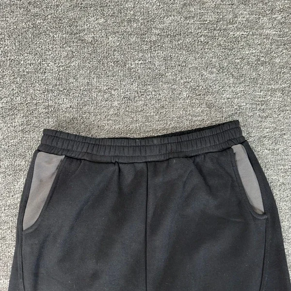 Unbranded Trousers Fleece drawstring with contrast pockets and embroidered graphic product detail image 10