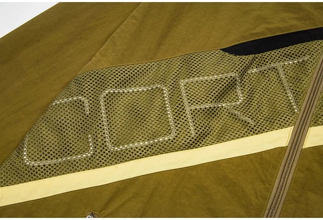 Corteiz Jackets Full-Zip Mesh Logo Panel Jacket product detail image 15