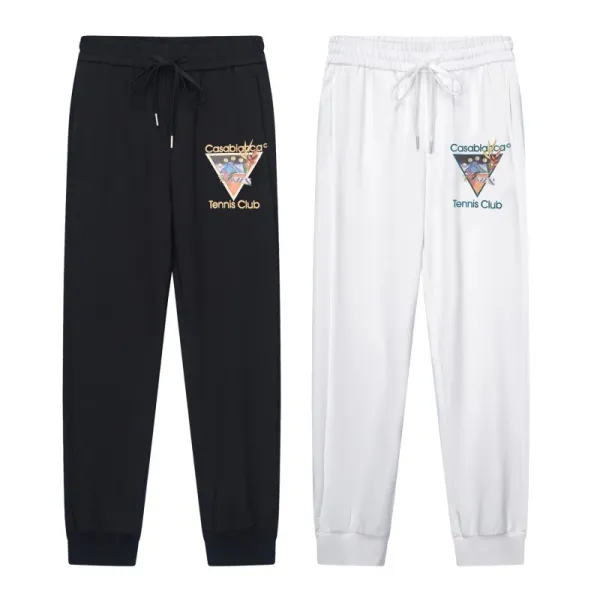 Plaza Casa Embroidered Logo Sweatpants White - 14