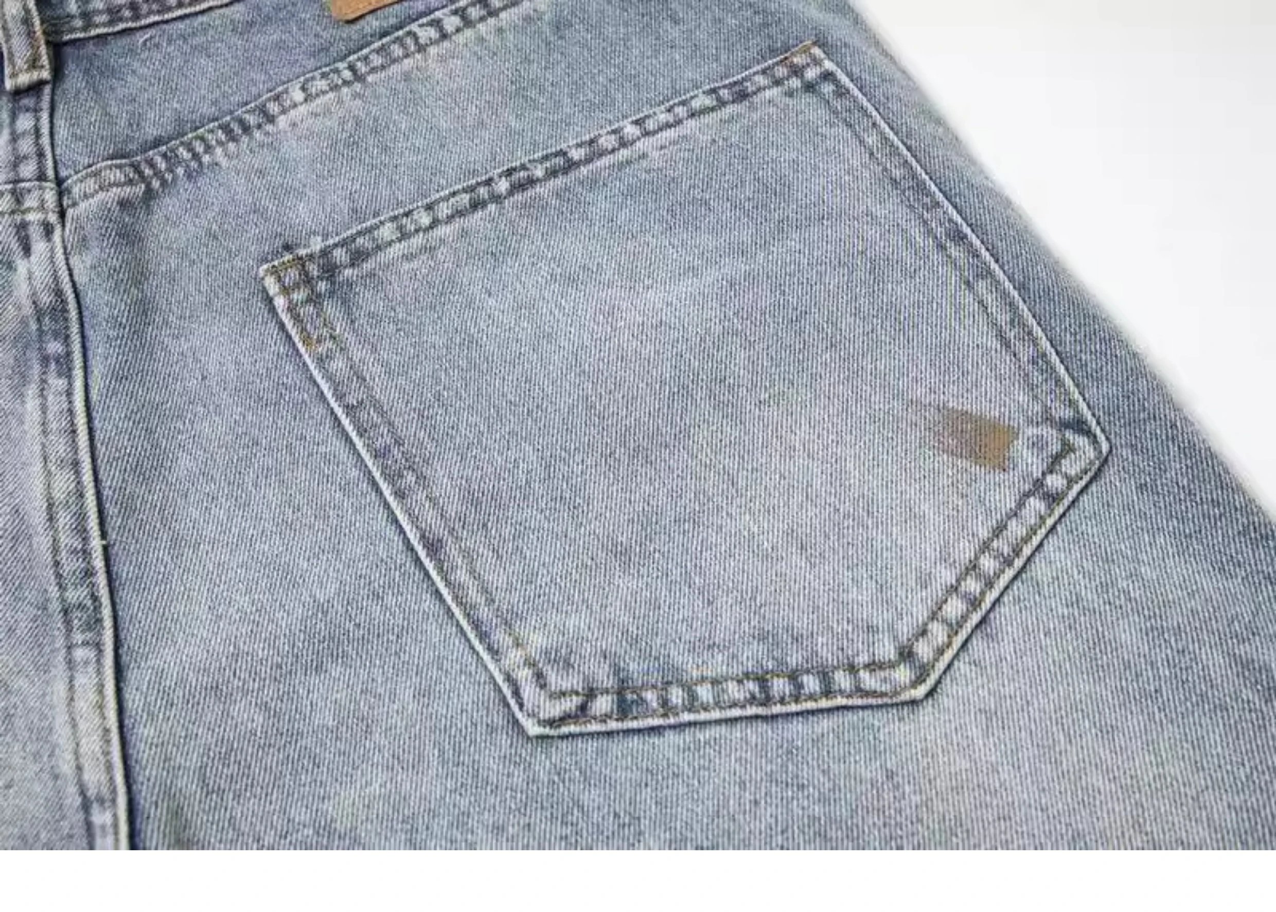 Design Distressed Paint-Splatter Flared Jeans Blue - 37