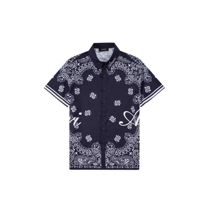 AMIRI Shirts Short-Sleeve Button-Up Graphic Print Shirt image 5