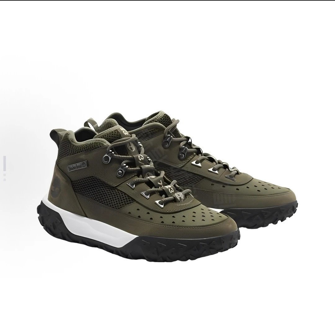 Timberland x Gore-Tex Trail Mid Gray Boots - 4