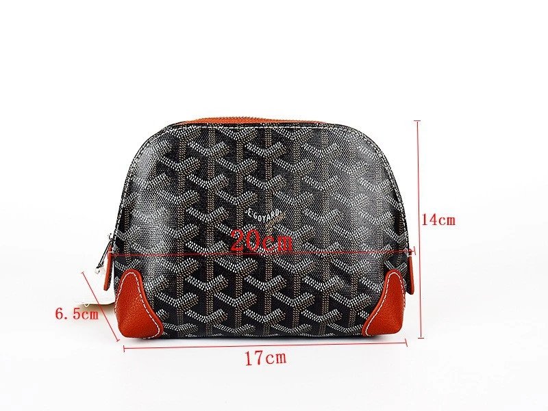 Goyard Saint-Louis Pouch Yellow Leather Clutches - 5