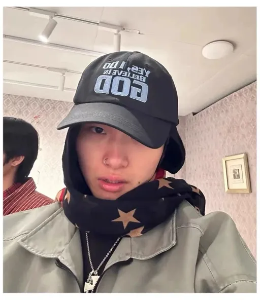 Design Yes, I Do Believe In God Embroidered Black Baseball Cap - 25