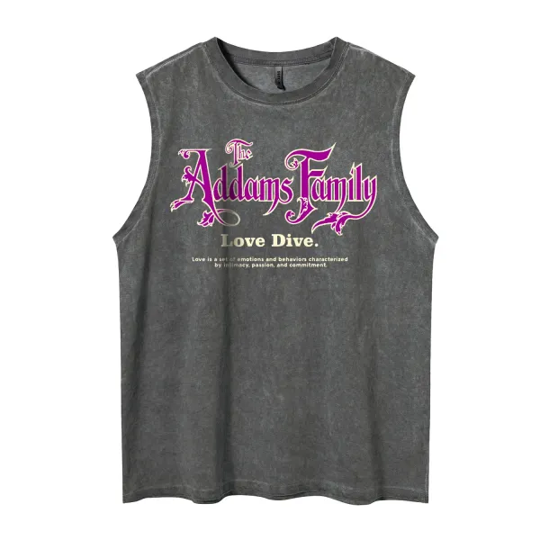 Design Skeleton Hand Floral Print Lavender Vest-Top - 9