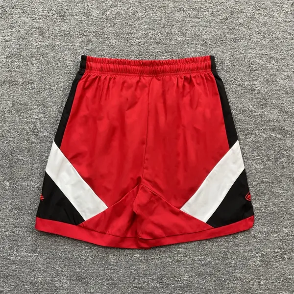 Corteiz CRTZ Graphic Panel Shorts Turquoise Pink Black - 8