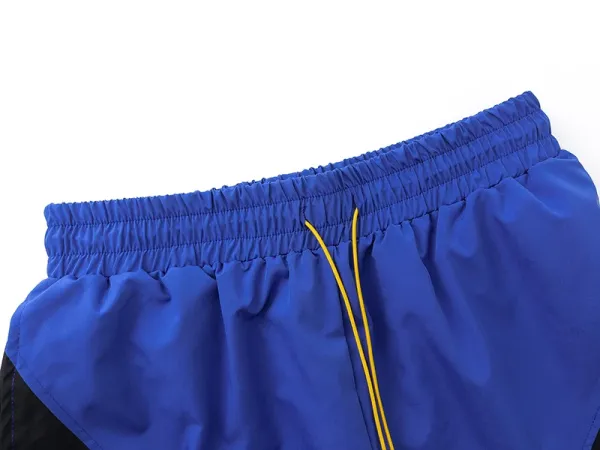 Rhude Panelled Track Shorts Burgundy - 16