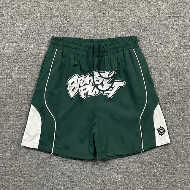 Broken Planet Shorts Color-Block Graphic Print Drawstring product detail image 8