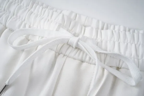Casablanca Tennis Club Shorts Black and White - 13