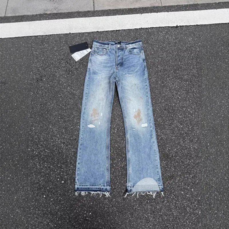 Purple Brand Jeans Distressed flared with frayed hems image 5