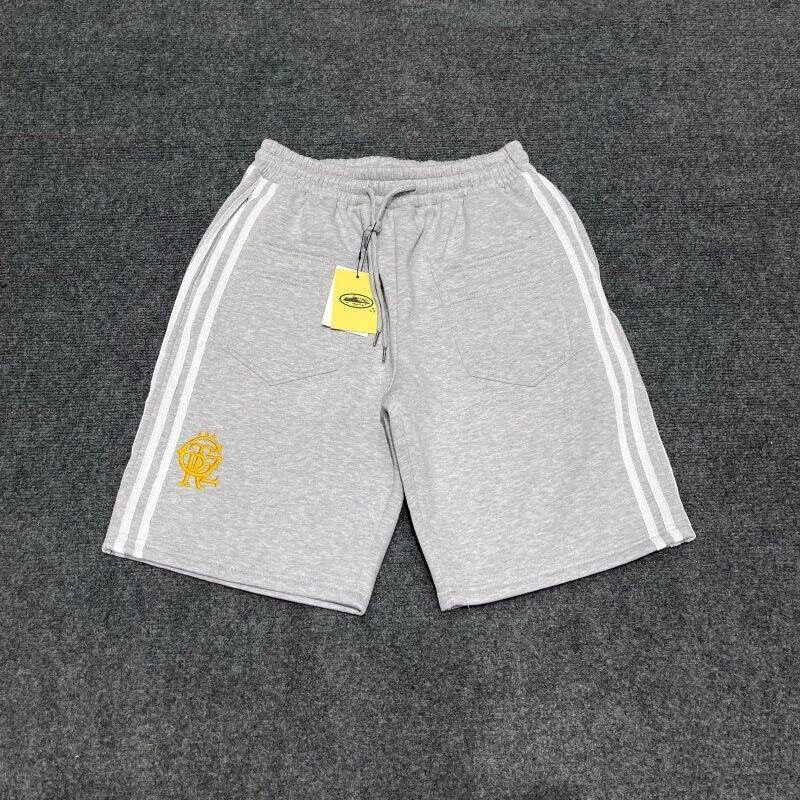 Corteiz Shorts Three-Stripe Embroidered Logo Fleece image 4