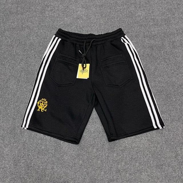 Corteiz Shorts Three-Stripe Embroidered Logo Fleece product detail image 3