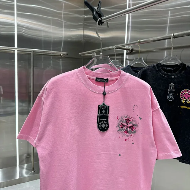 Chrome Hearts T-Shirts Oversized crewneck T-shirt with cross graphic print product detail image 26
