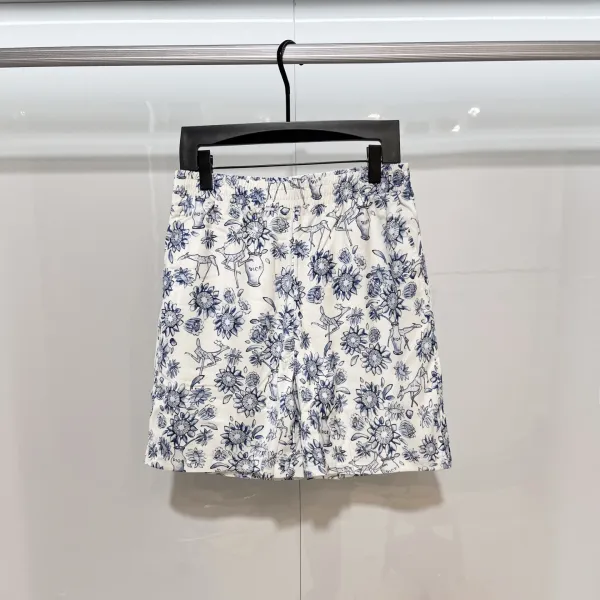Louis Vuitton Monogram Denim Shorts Light Blue - 5