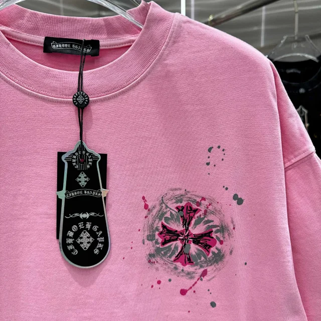 Chrome Hearts T-Shirts Oversized crewneck T-shirt with cross graphic print product detail image 27