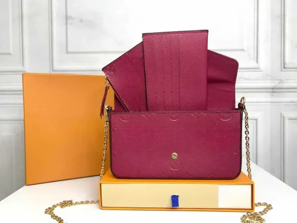 Louis Vuitton Pochette Metis Black Monogram Empreinte Chain Clutch Clutches - 16