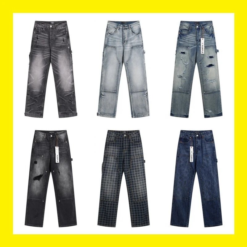 Denim Cargo Pants Bl