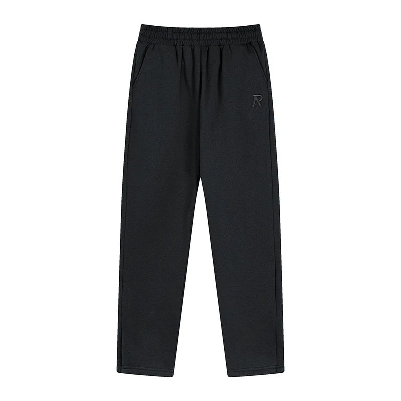 REPRESENT Trousers Elastic-Waist Straight-Leg with Embroidered R Logo — 3