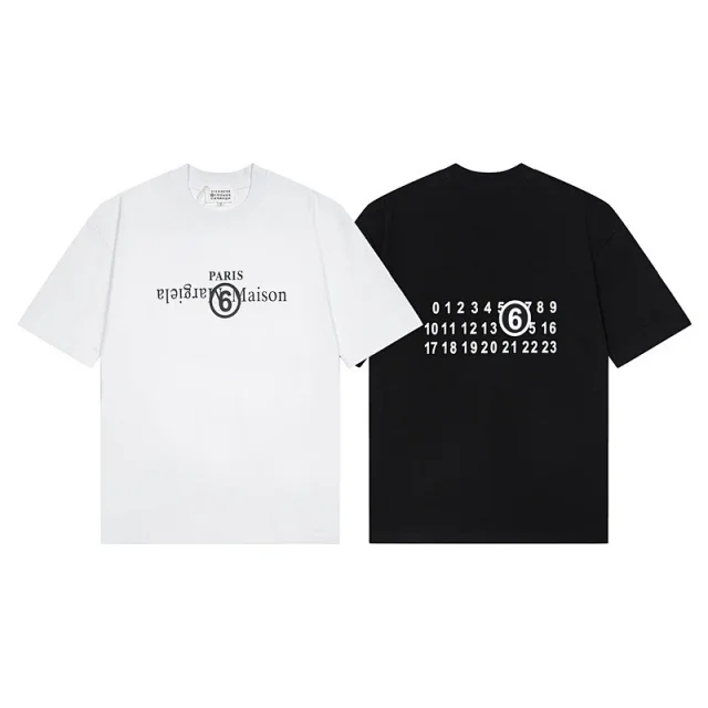 MM6 Maison Margiela T-Shirts Short-Sleeve Logo and Graphic Print product detail image 10
