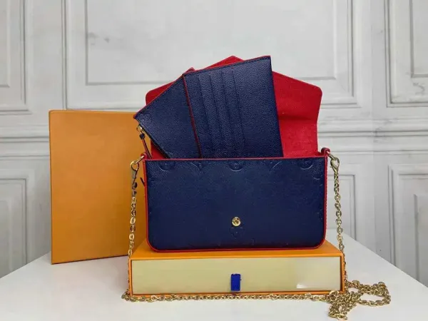 Louis Vuitton Pochette Metis Black Monogram Empreinte Chain Clutch Clutches - 12