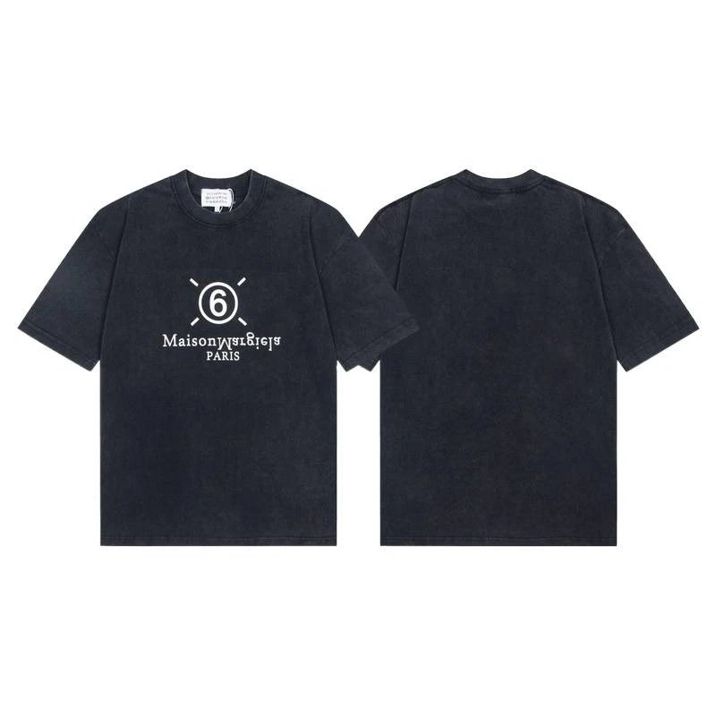 MM6 Maison Margiela T-Shirts Short-Sleeve Logo and Graphic Print image 5