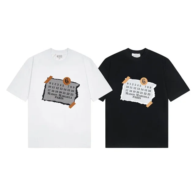 MM6 Maison Margiela T-Shirts Short-Sleeve Logo and Graphic Print product detail image 7