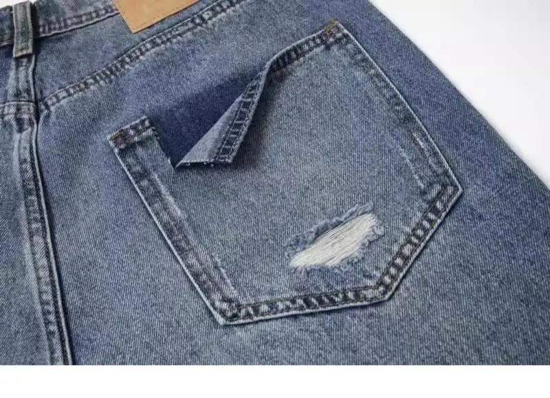 Design Distressed Paint-Splatter Flared Jeans Blue - 23