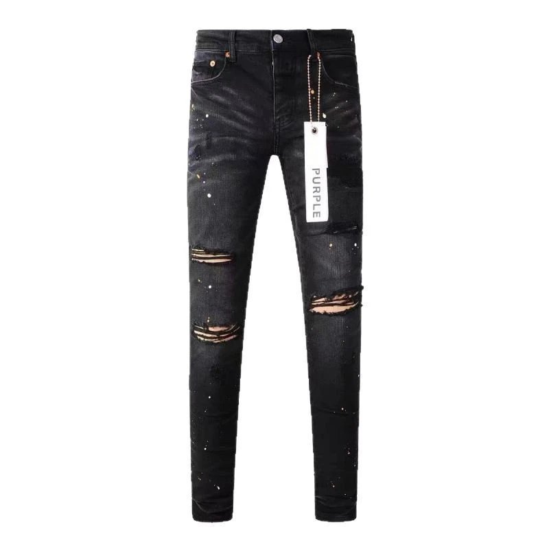 Amiri Jeans Distressed patchwork slim-fit image 5