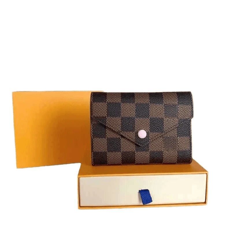 Unbranded Wallets & Card Holders Envelope flap snap wallet with checkerboard pattern image 5