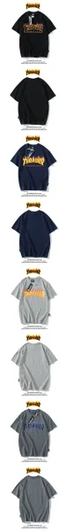 Thrasher Magazine Flame Logo Purple T-Shirt - 5