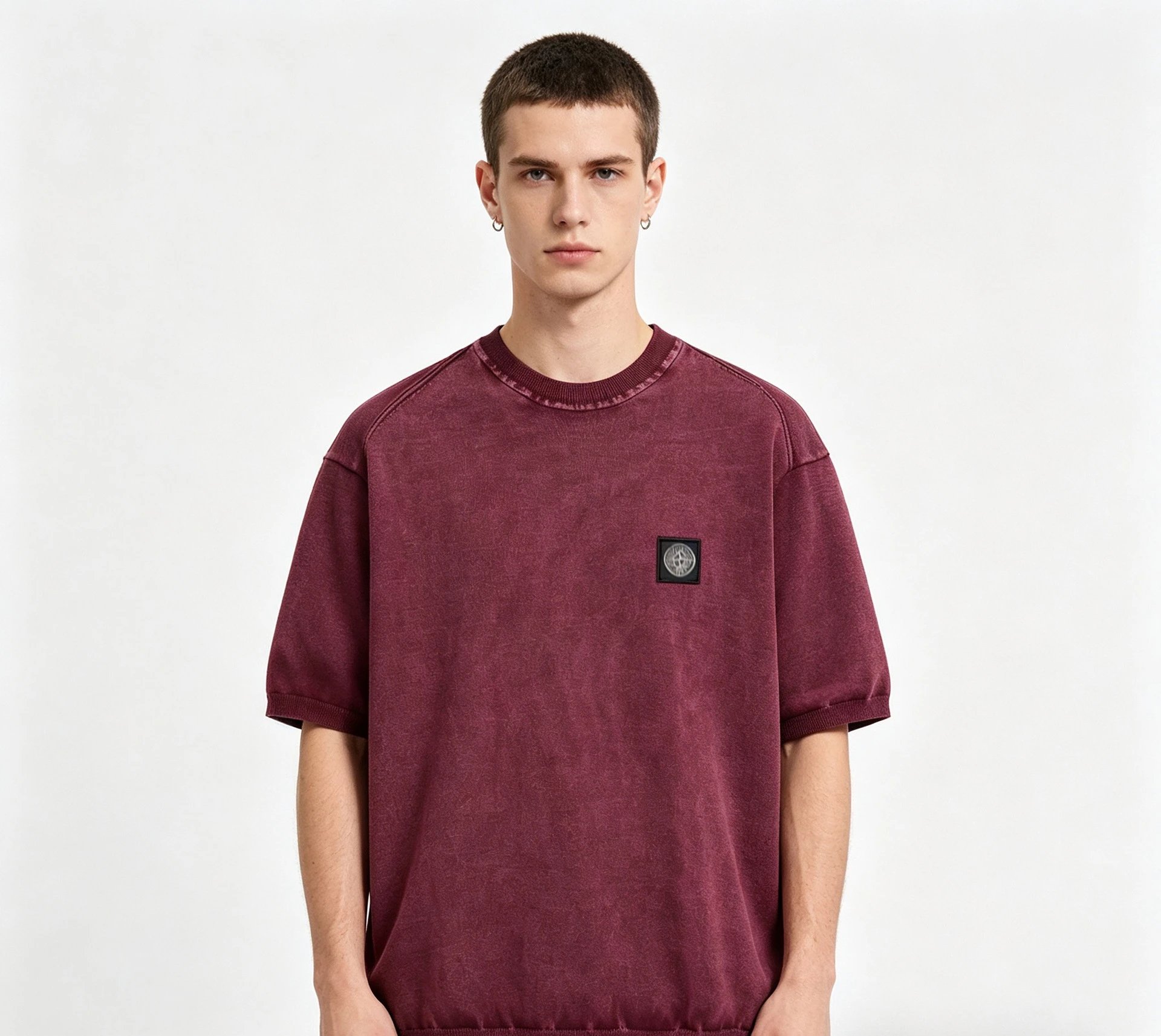 Stone Island Shadow Project Washed Black T-Shirt - 5
