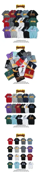 Thrasher Magazine Flame Logo Purple T-Shirt - 8