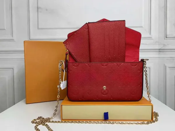 Louis Vuitton Pochette Metis Black Monogram Empreinte Chain Clutch Clutches - 14