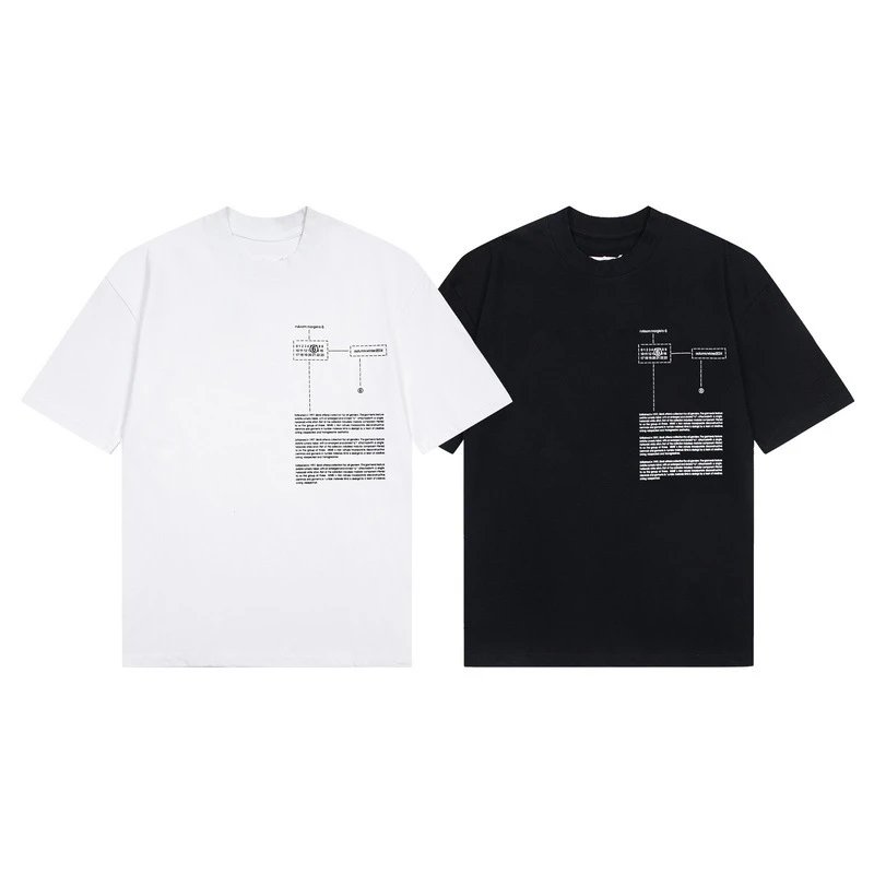 MM6 Maison Margiela T-Shirts Short-Sleeve Logo and Graphic Print image 2