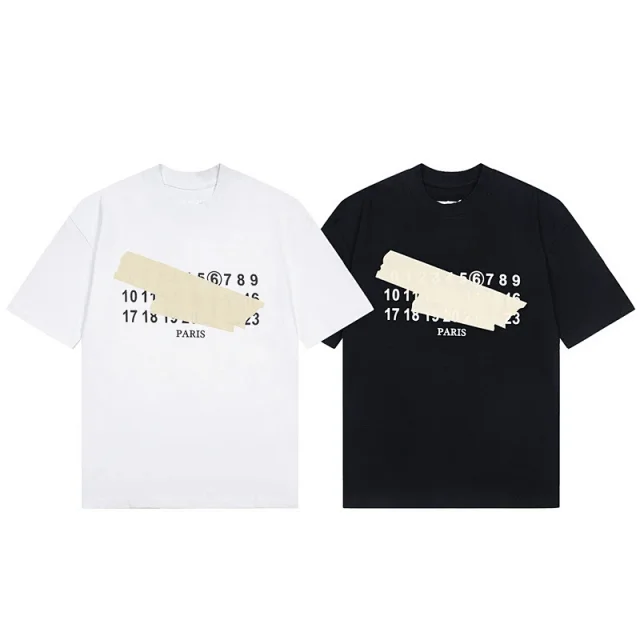 MM6 Maison Margiela T-Shirts Short-Sleeve Logo and Graphic Print product detail image 8