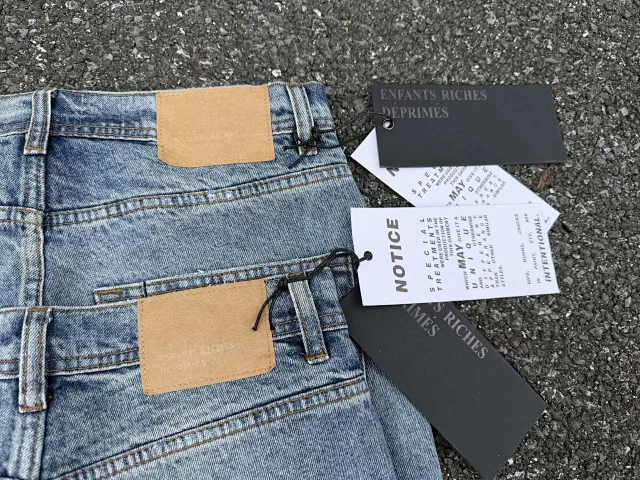 Purple Brand Jeans Distressed flared with frayed hems product detail image 7