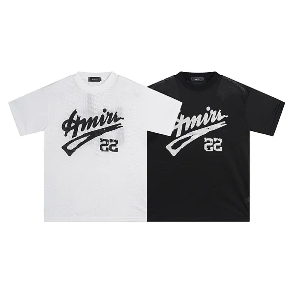 Amiri Script Mesh Shorts White - 5