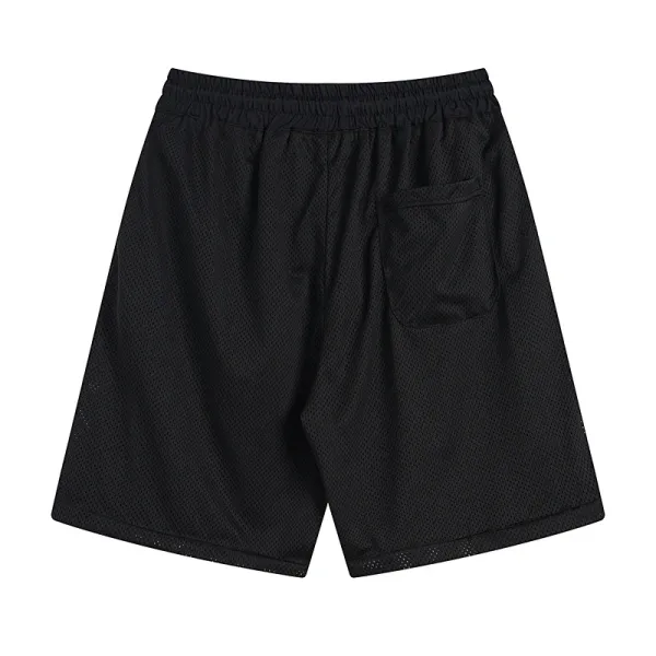 Amiri Script Mesh Shorts White - 12