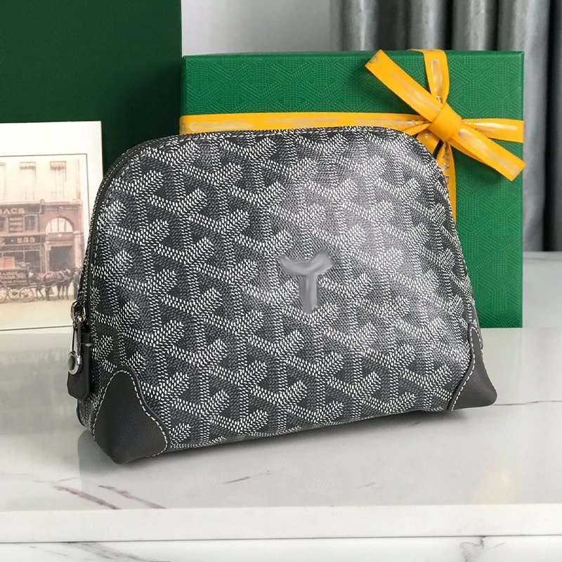 Goyard Saint-Louis Pouch Yellow Leather Clutches - 16