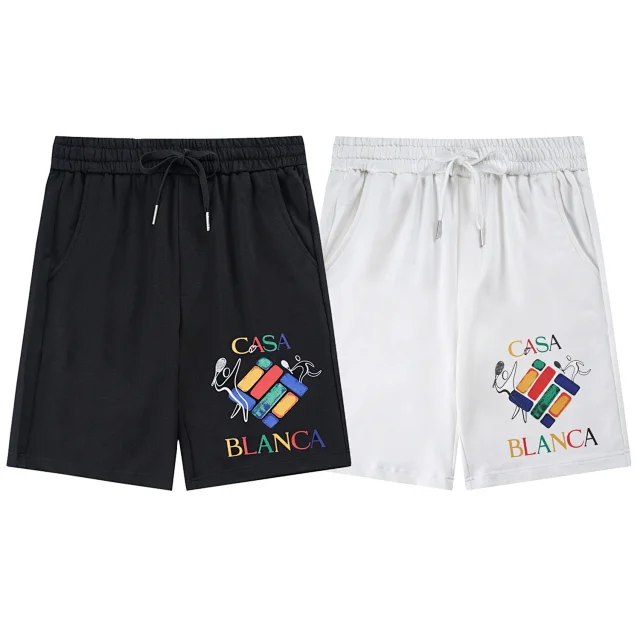Casablanca Shorts Graphic-print drawstring product detail image 3