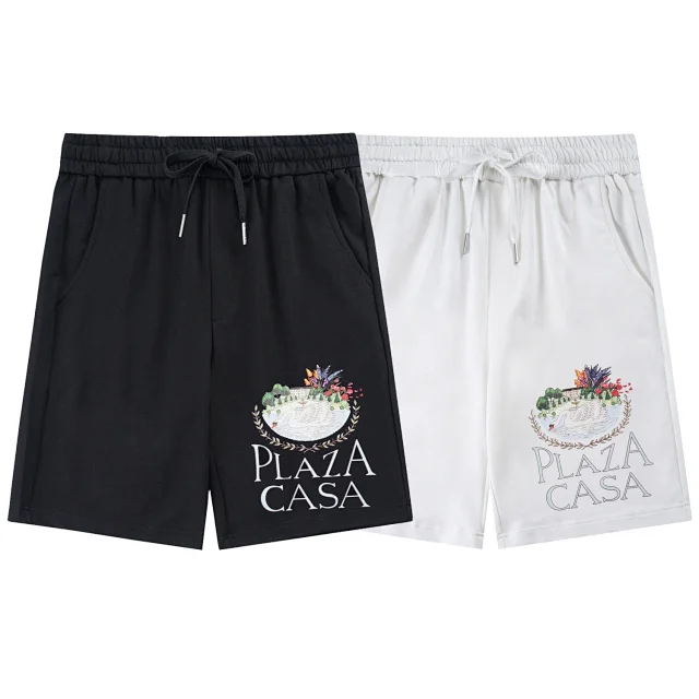 Casablanca Shorts Graphic-print drawstring product detail image 4