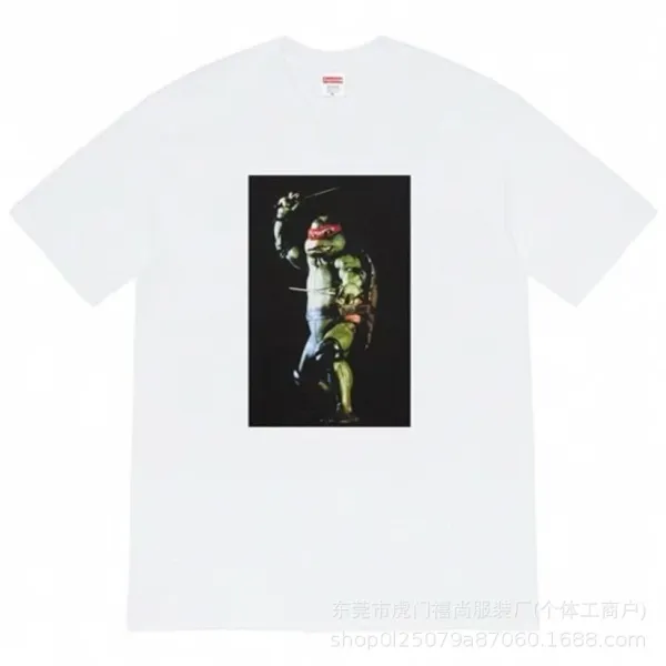 Supreme Gun Print Beige T-Shirt - 22