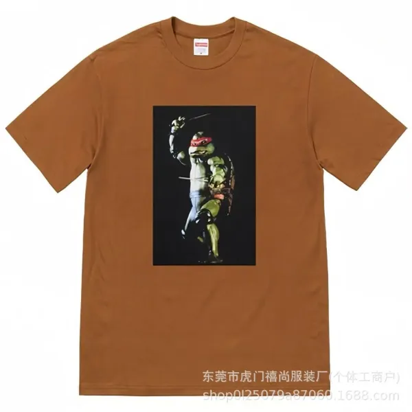 Supreme Gun Print Beige T-Shirt - 27
