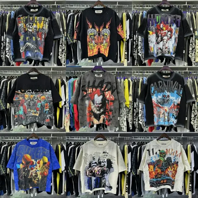 BKYS T-Shirts Oversized graphic-print short-sleeve T-shirt product detail image 3