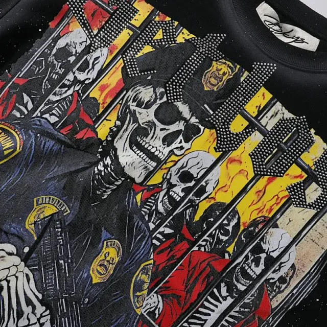 BKYS T-Shirts Oversized graphic-print short-sleeve T-shirt product detail image 20