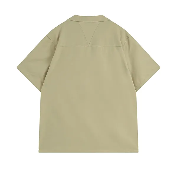 Represent Short-Sleeve Work Shirt Beige Shirt - 6